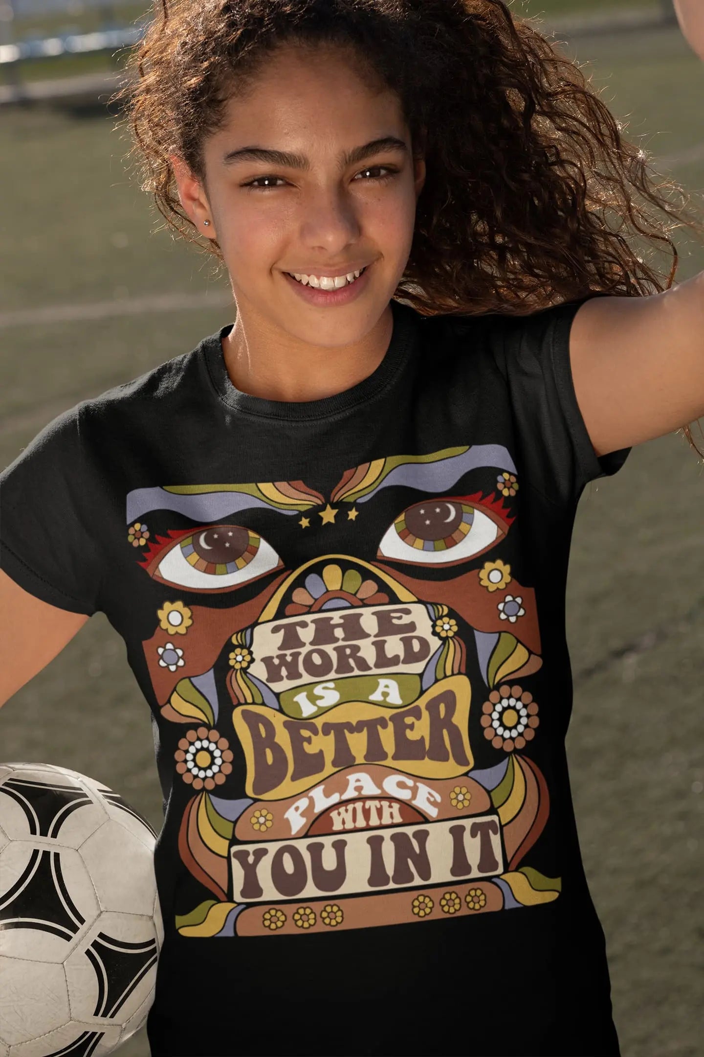 World is better with you in it Graphic Tee Shirt, Hoodie Sweatshirt