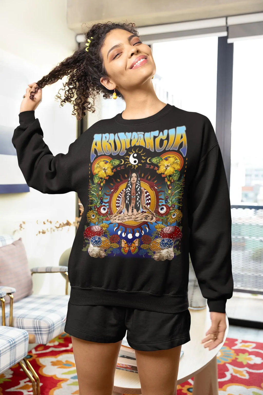 Spiritual Yoga Graphic Tee Shirt, Hoodie Sweatshirt