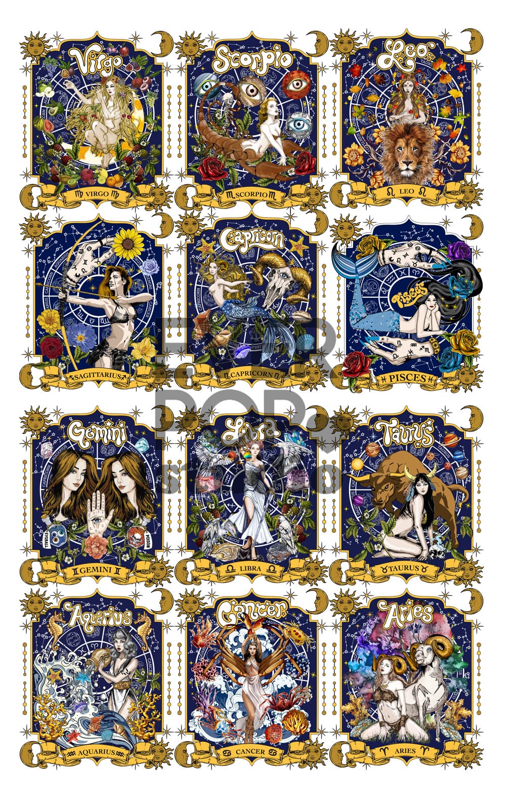 Zodiac Sign Sticker